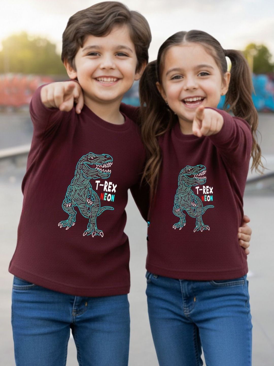 Rigo Kids Typography Printed T-shirt