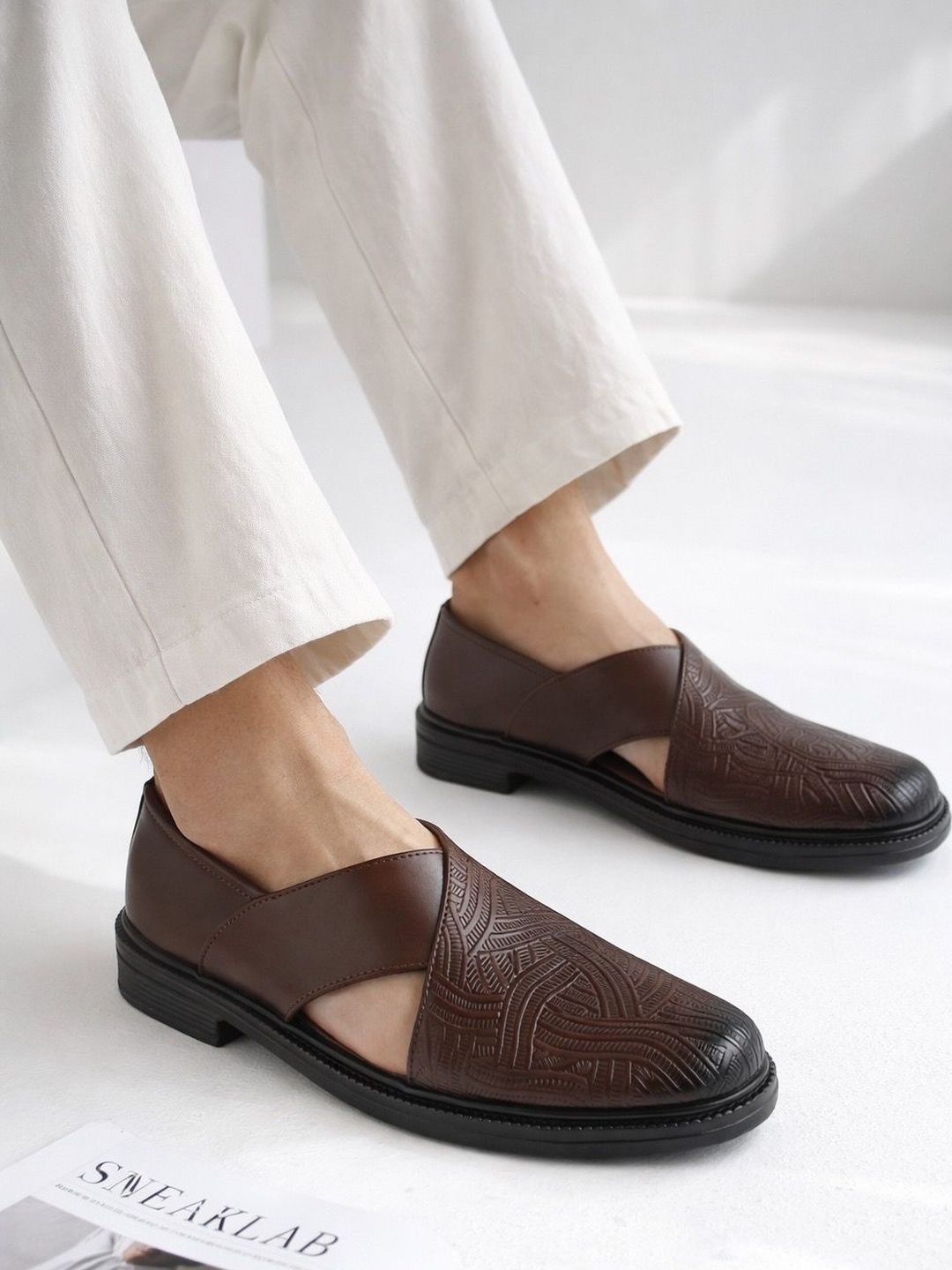 SNEAKLAB Men Shoe-Style Sandals