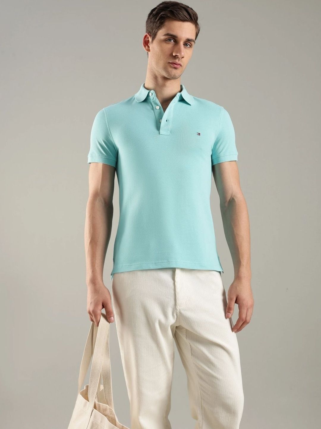 Tommy Hilfiger Men Polo Collar Slim Fit T-shirt