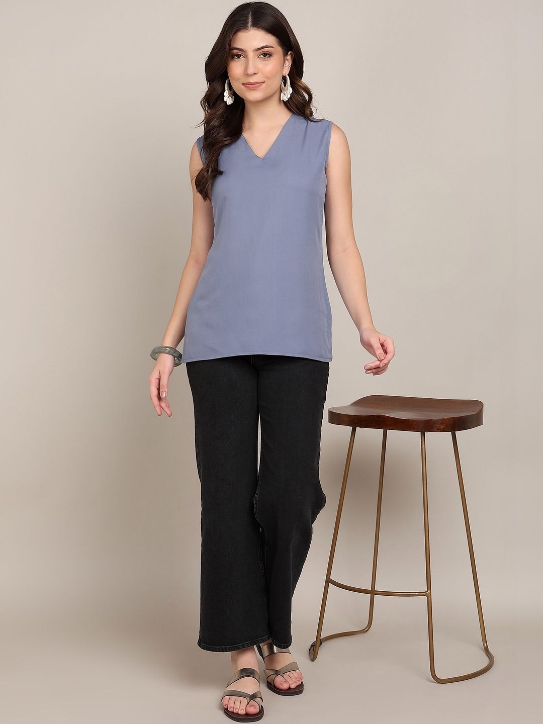JANKHI Crepe Top