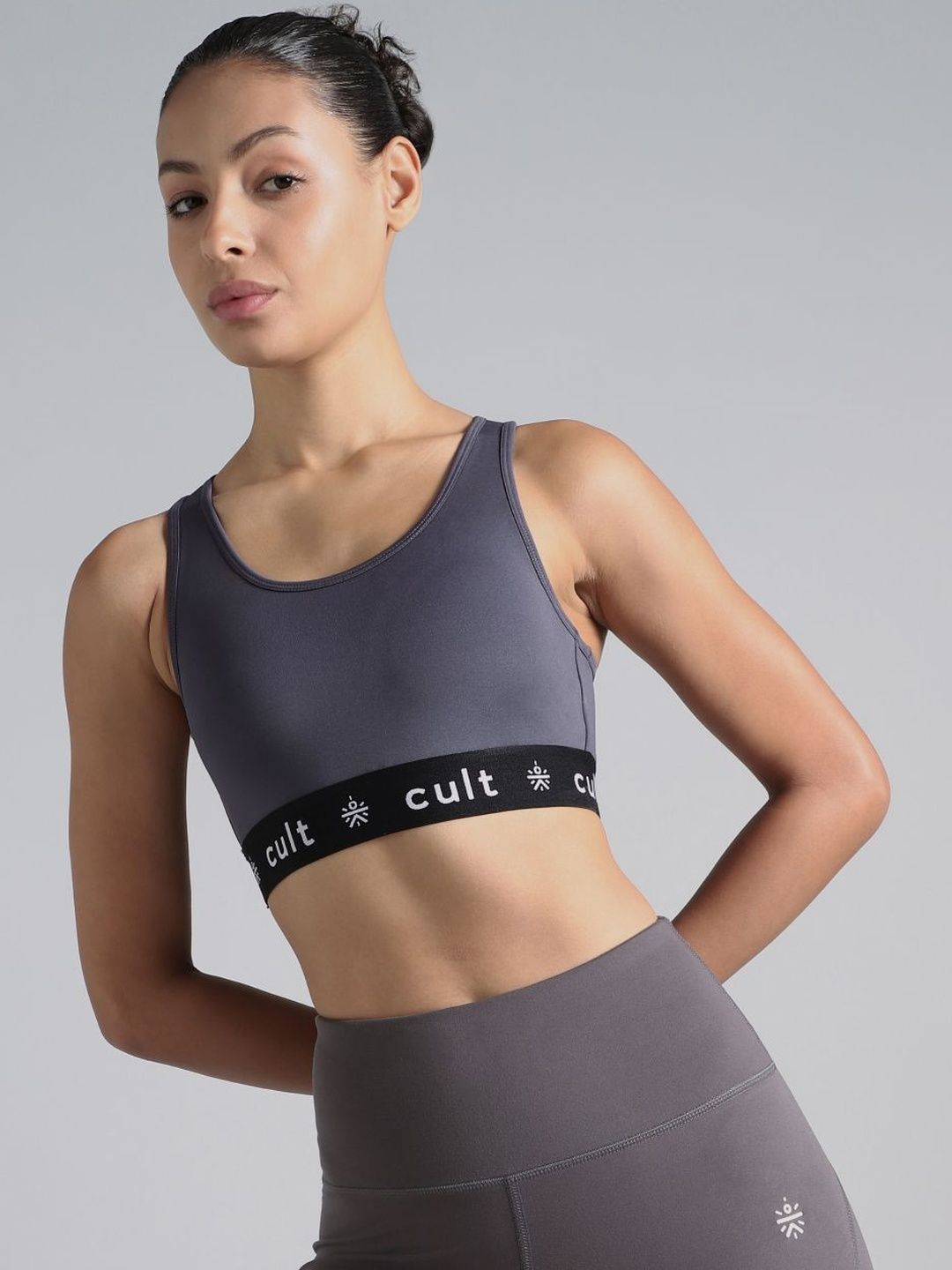 CULT Women Purple Move Easy High Support Sports Bra