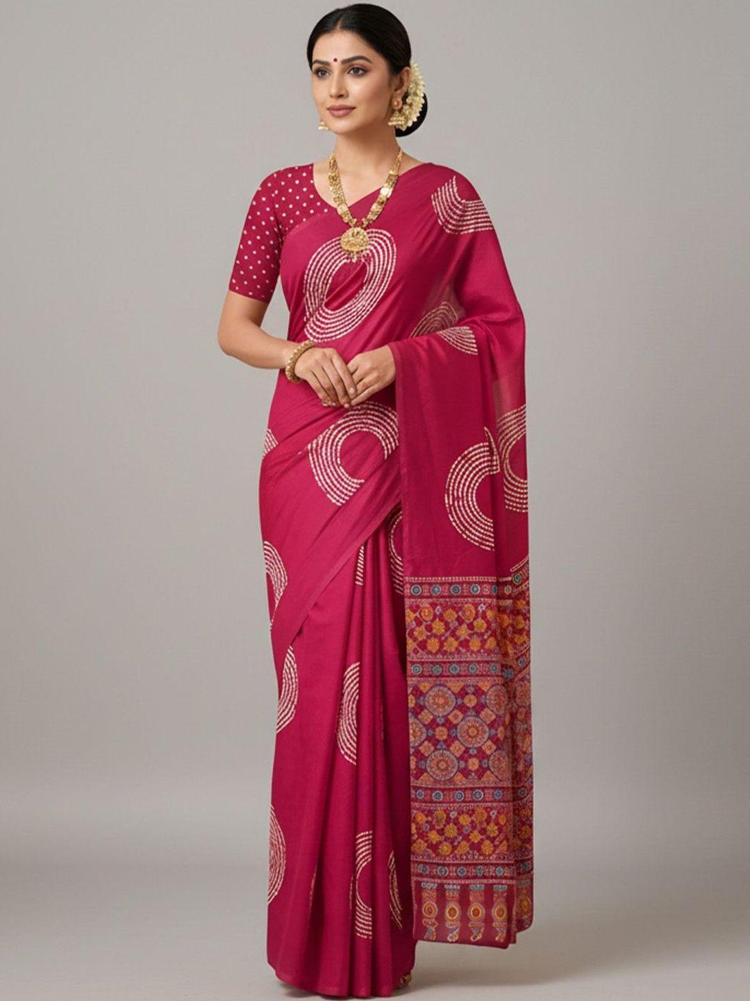 Urban Pallu Pure Cotton Designer Saree