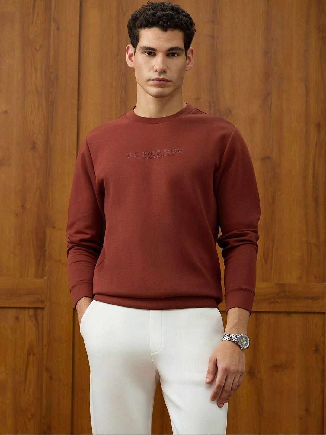 U.S. Polo Assn. Men Printed Sweatshirt