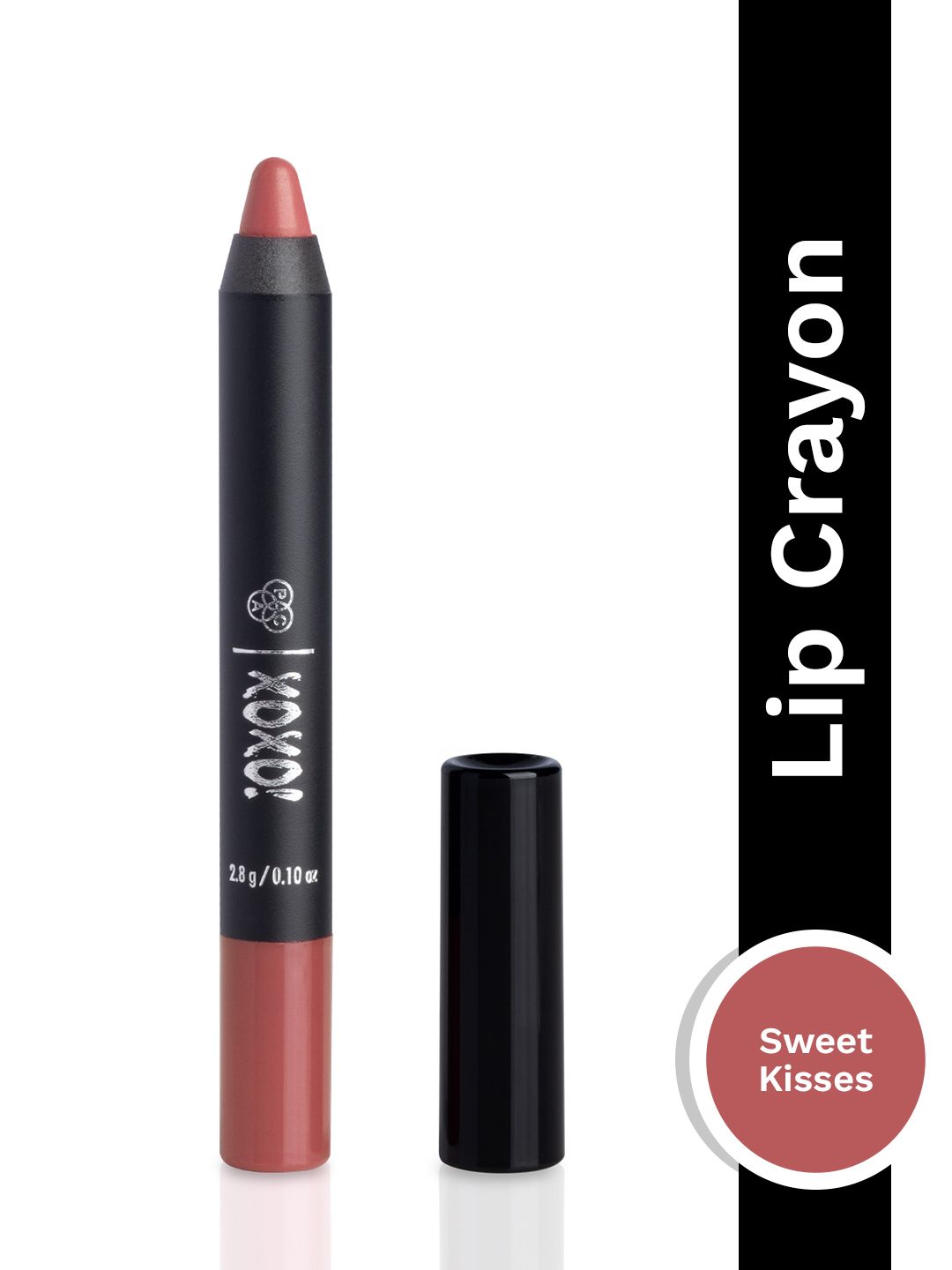 PAC XOXO Lip Crayon Rich Matte Pigment One Swipe Payoff 12H Wear - Sweet Kisses - 2.8 g