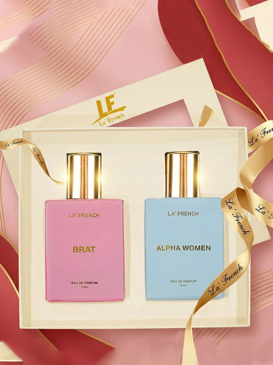 La French Unisex Brat & Alpha Premium Perfume Gift Set - 50 ml Each