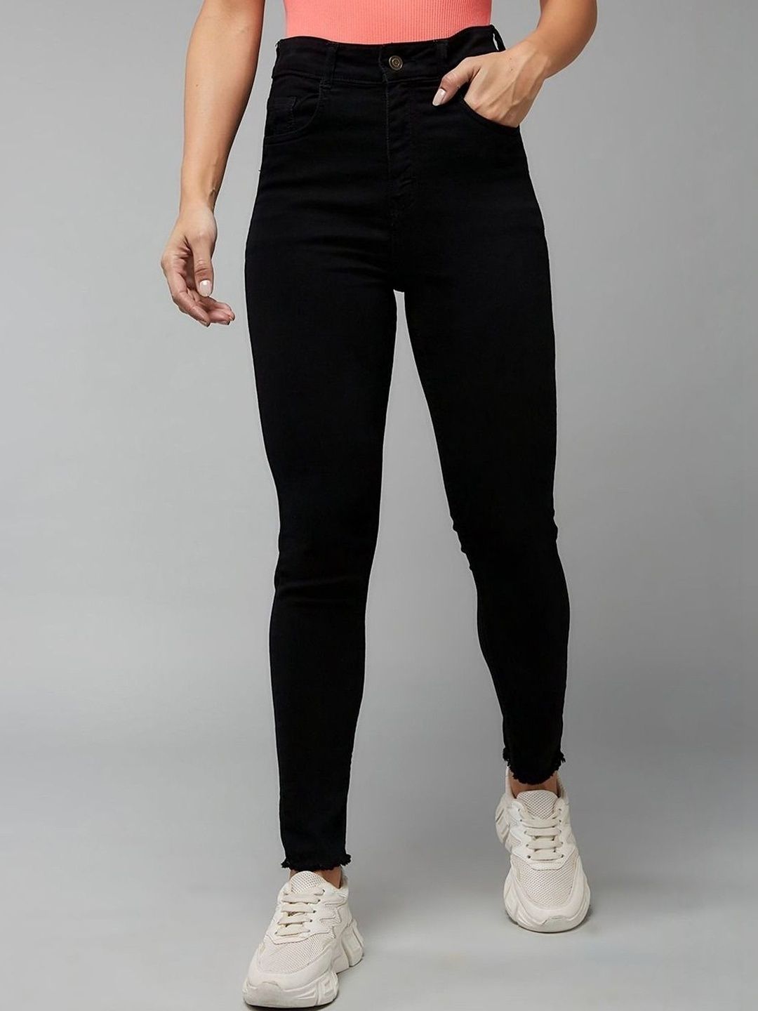 KASHIANXSTYLE Women Comfort Skinny Fit High-Rise Stretchable Jeans