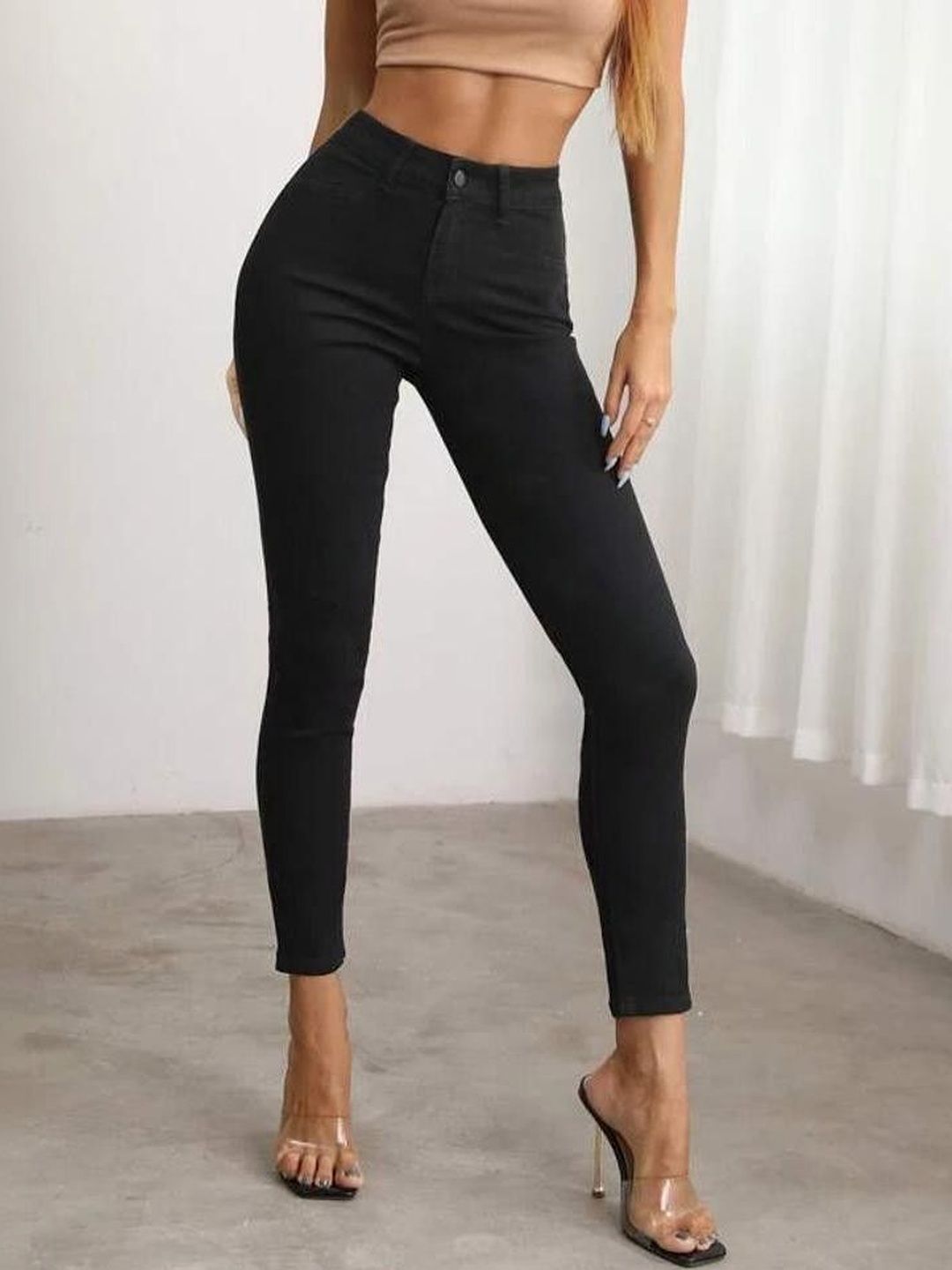 KASHIANXSTYLE Women Comfort Skinny Fit High-Rise Stretchable Jeans