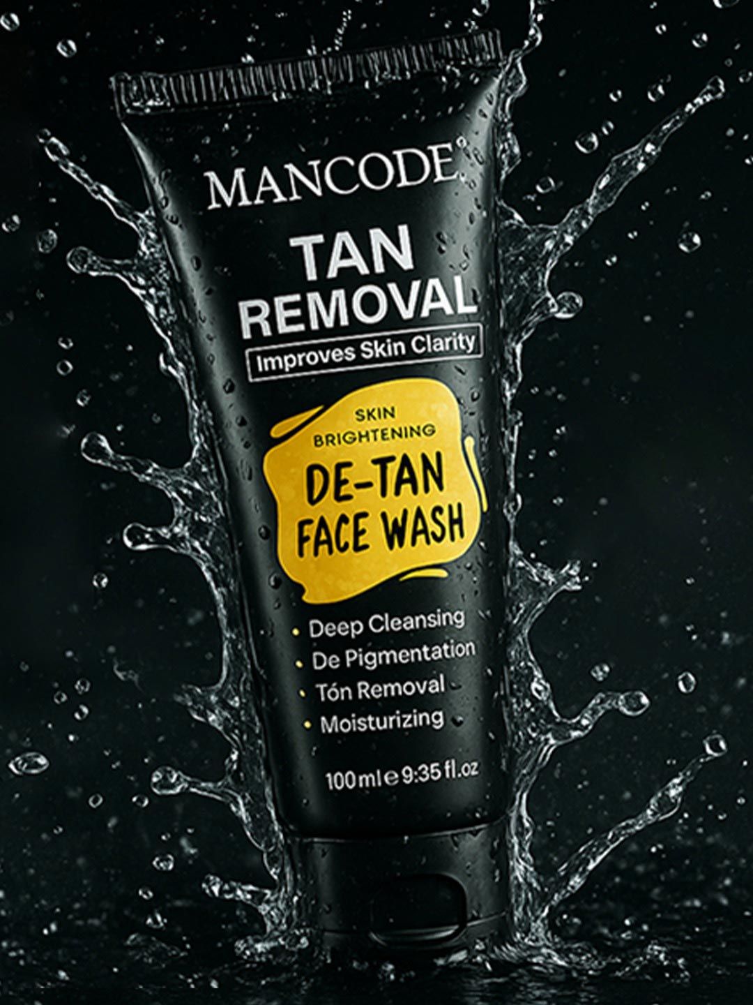 MANCODE Unisex De-Tan Face Wash - 100ml