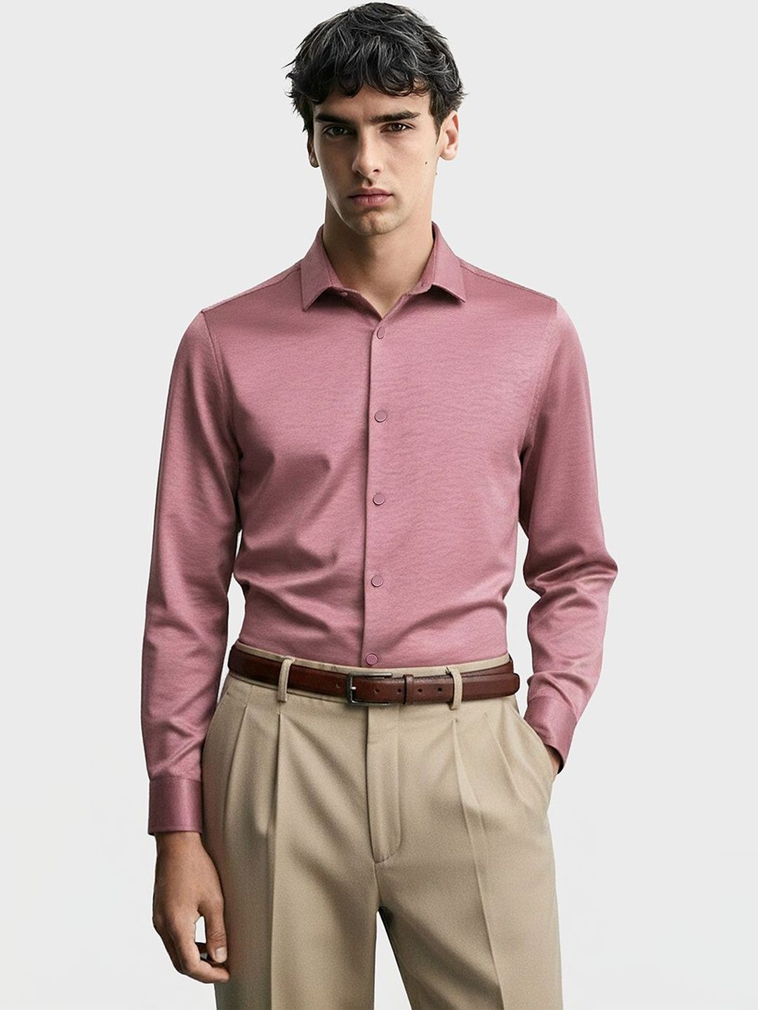 The Indian Garage Co Men Slim Fit Party Shirt
