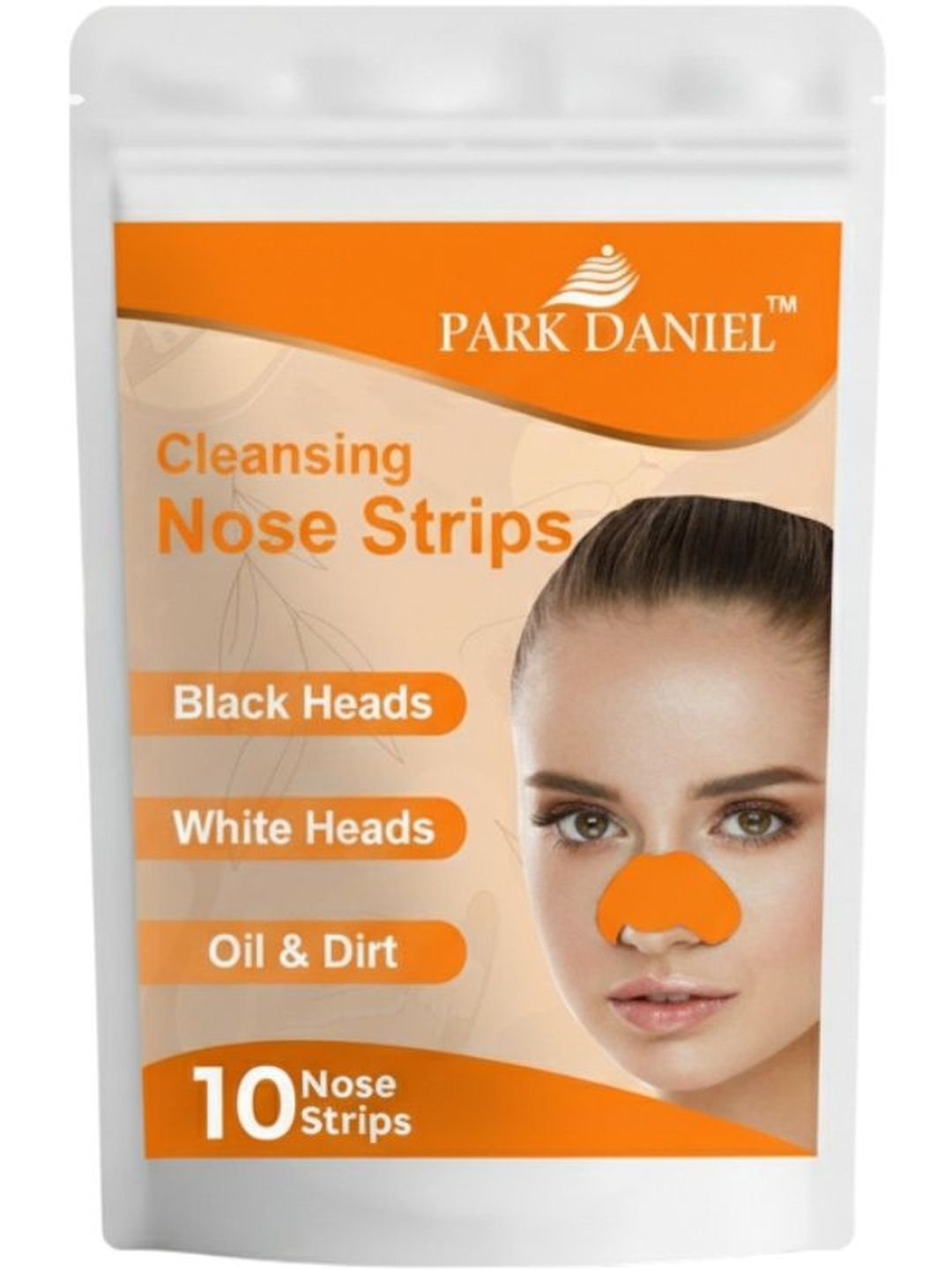 Park Daniel Blackhead Remover Cleansing Charcoal Nose Strips - 10 Strips