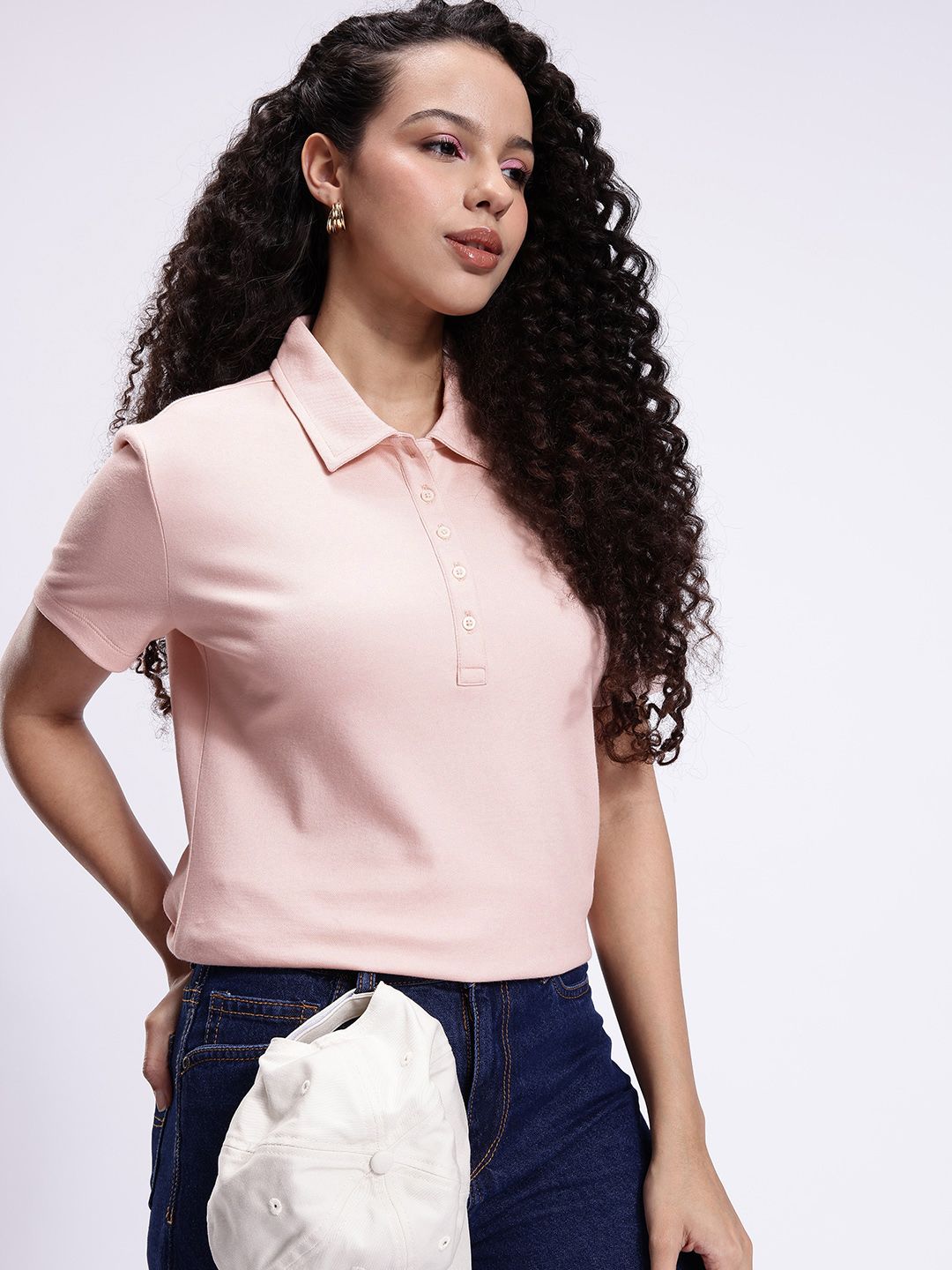 Kook N Keech Polo Collar Pure Cotton T-shirt
