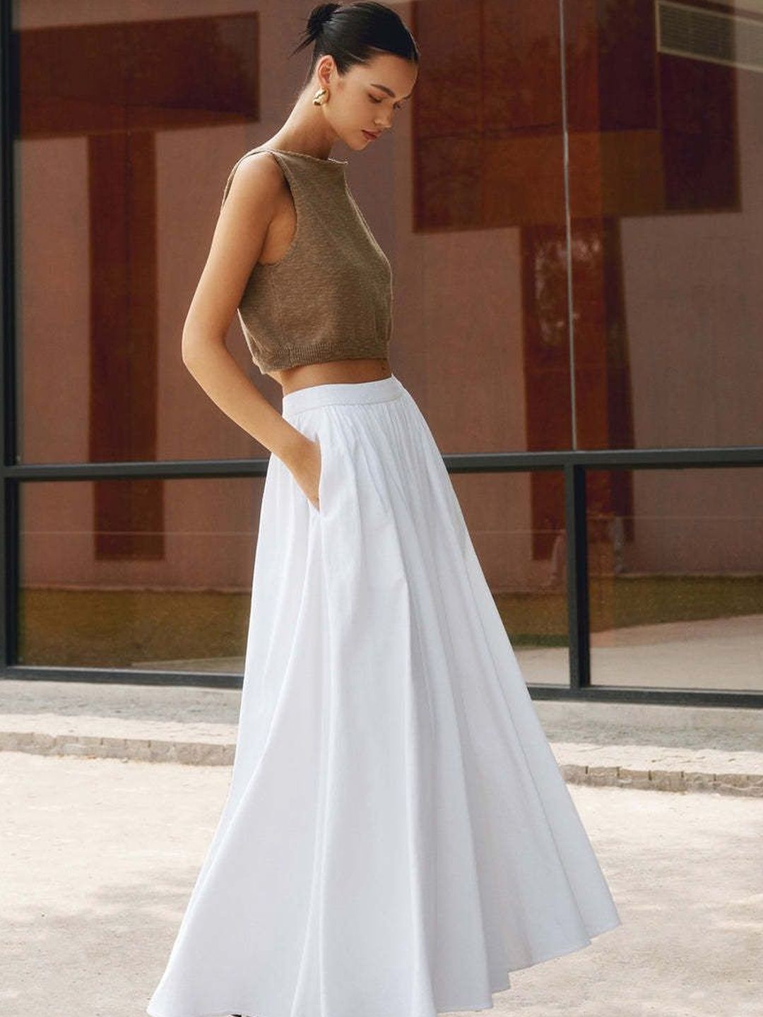 A-Line Maxi Skirts 5