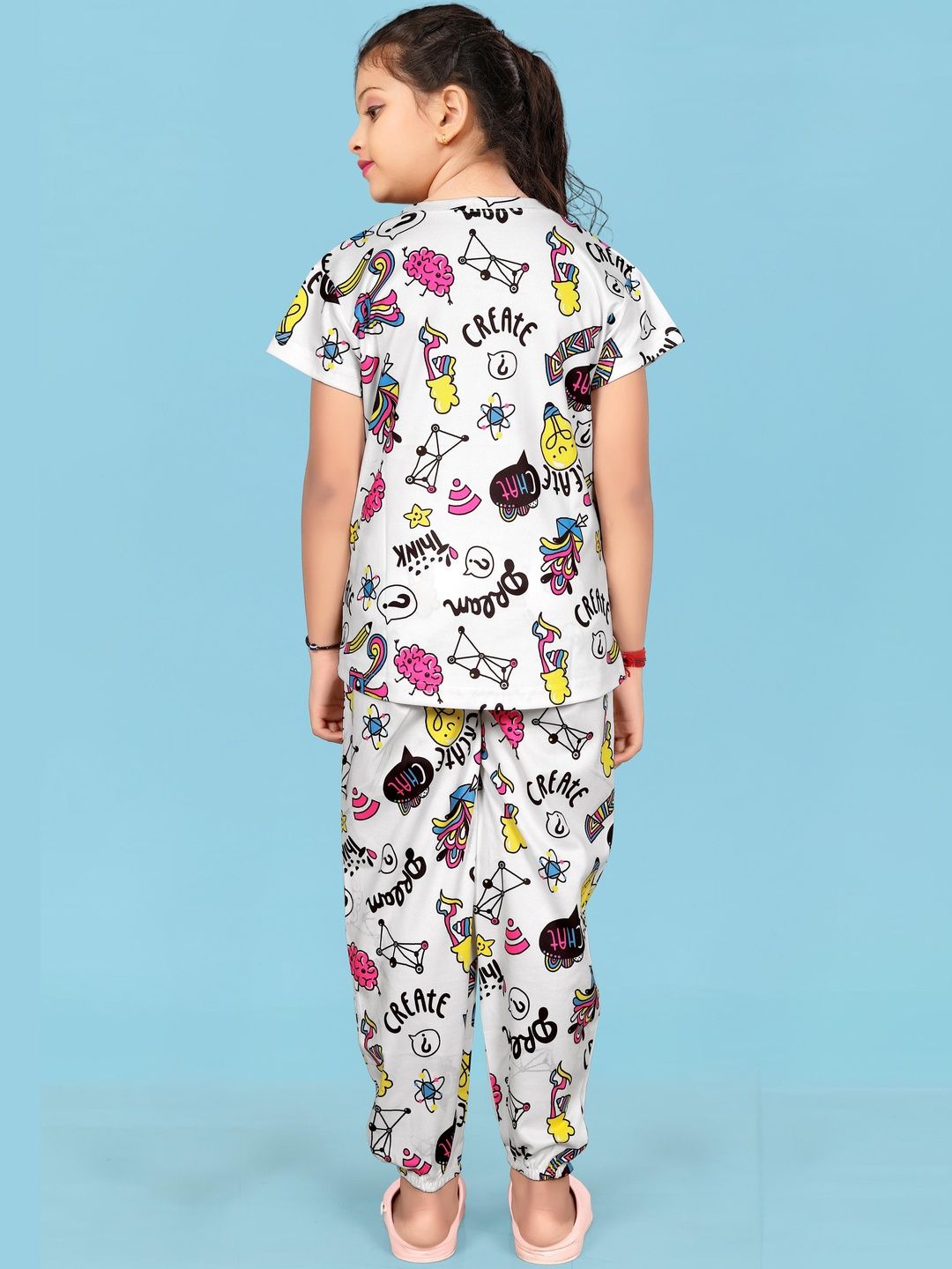 Girls Printed Nightdress 4