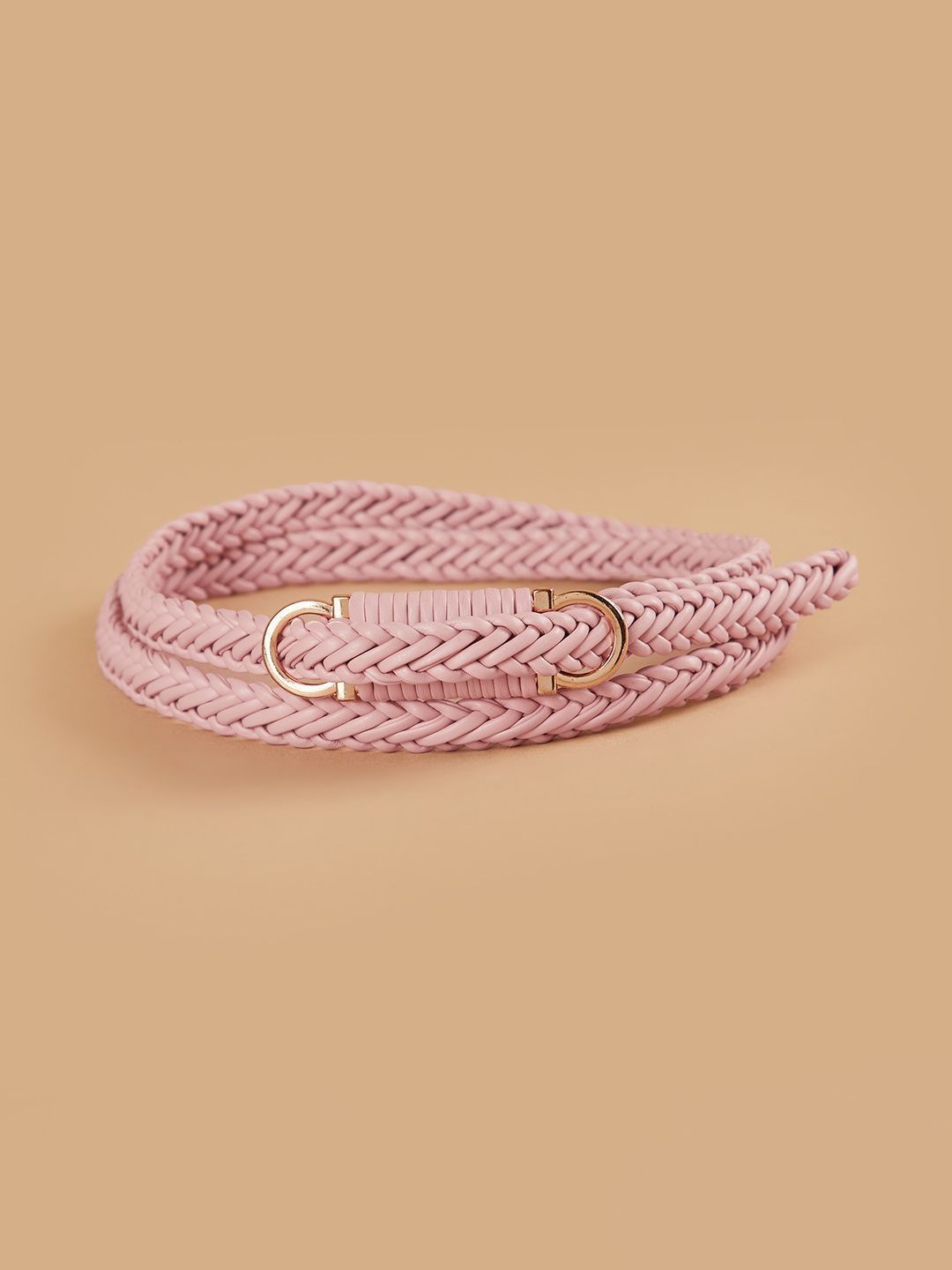 Ginger by Lifestyle Women Braided PU Belt