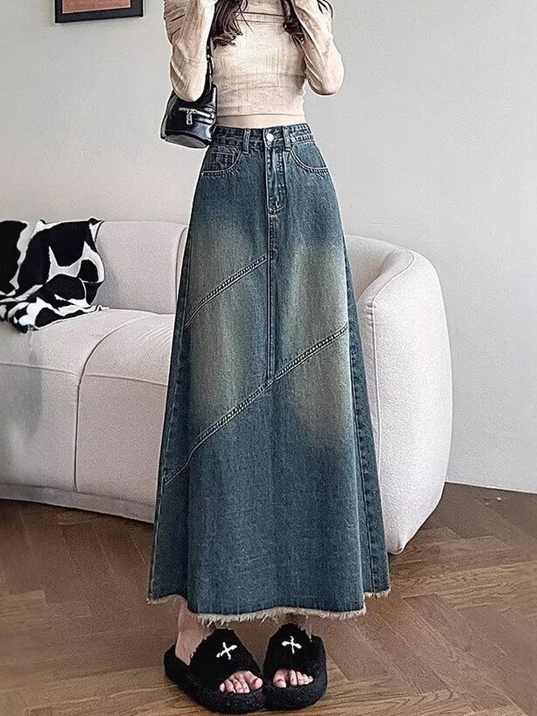 A-line Maxi Skirts