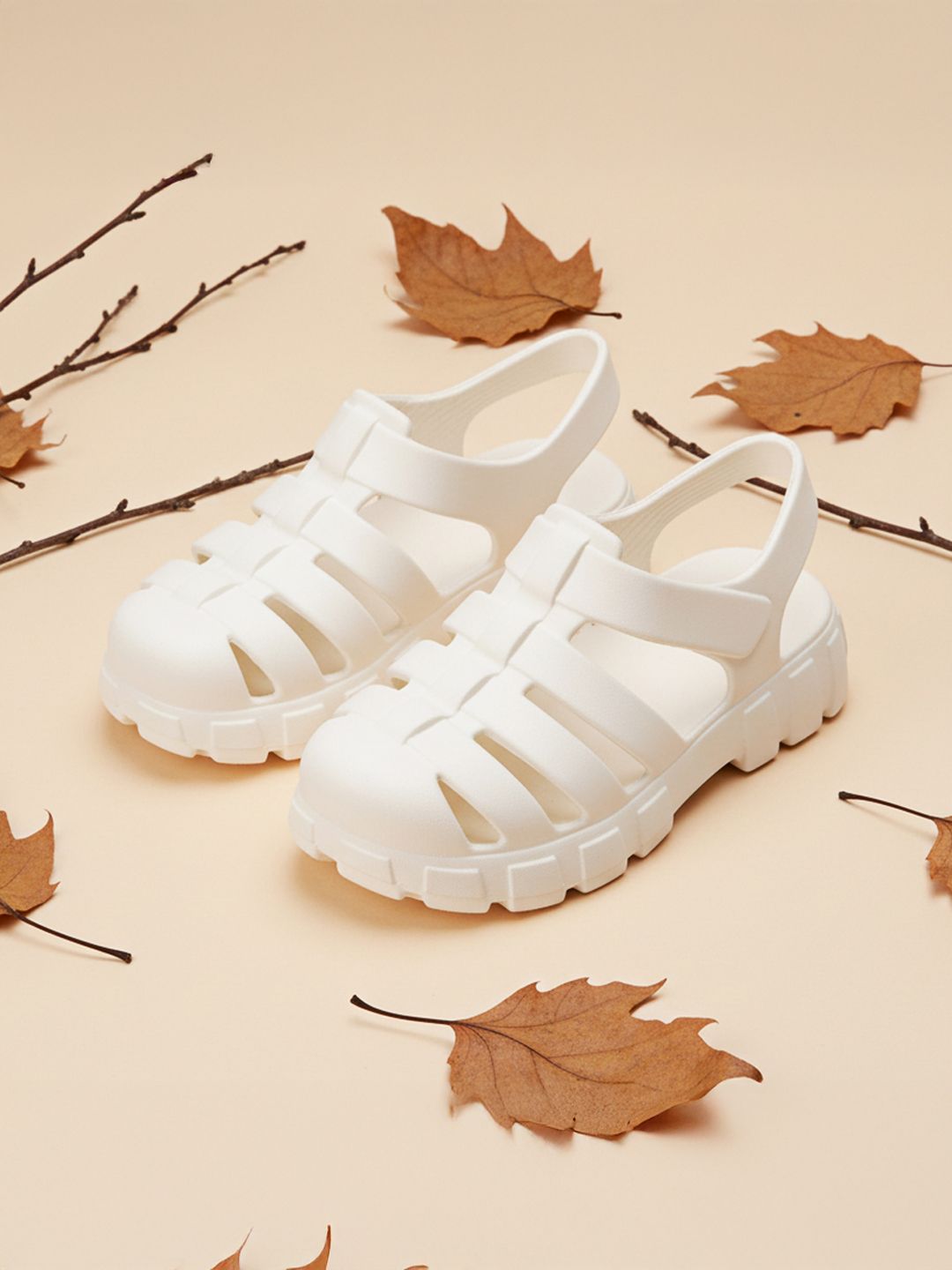 Hoppa Fairy Kids White Kids Sandals