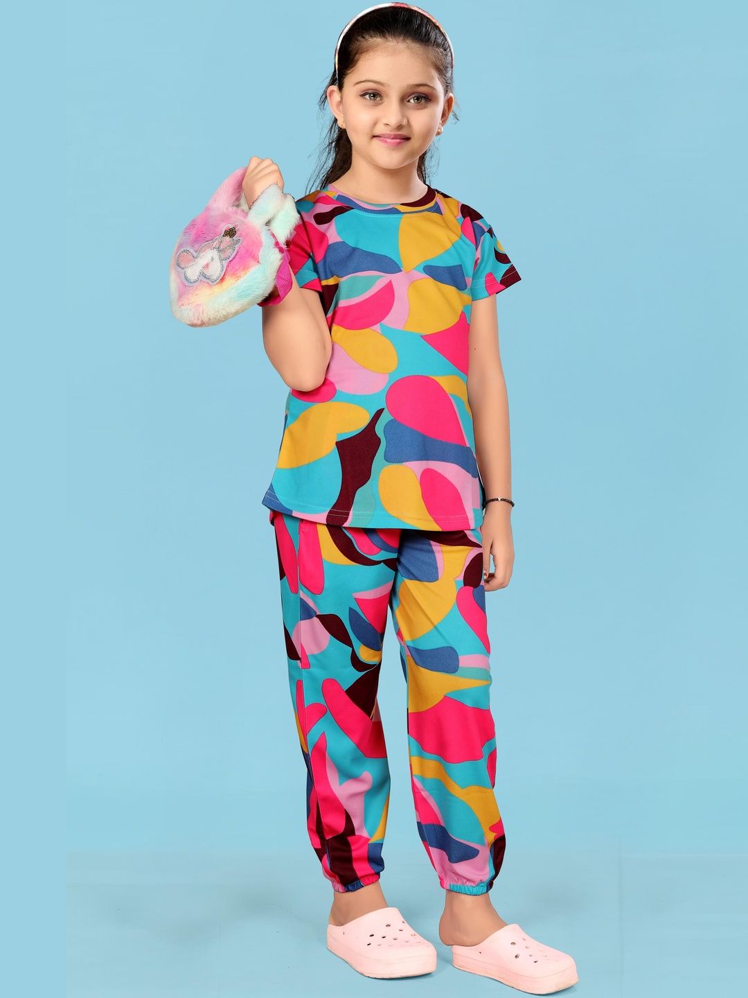 Girls Printed Maxi Nightdress 2