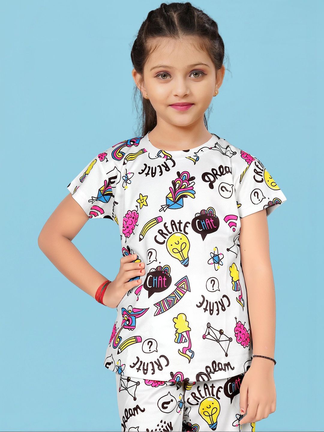 Girls Printed Nightdress 5