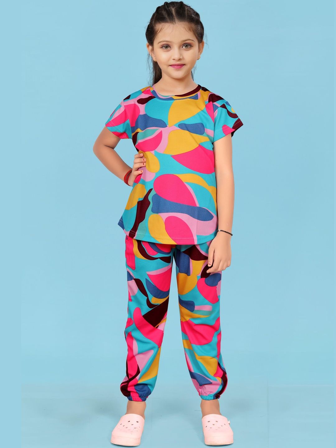 Girls Printed Maxi Nightdress