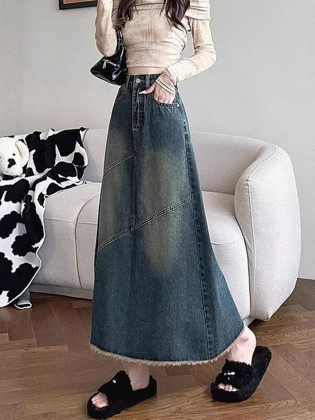 A-line Maxi Skirts 2