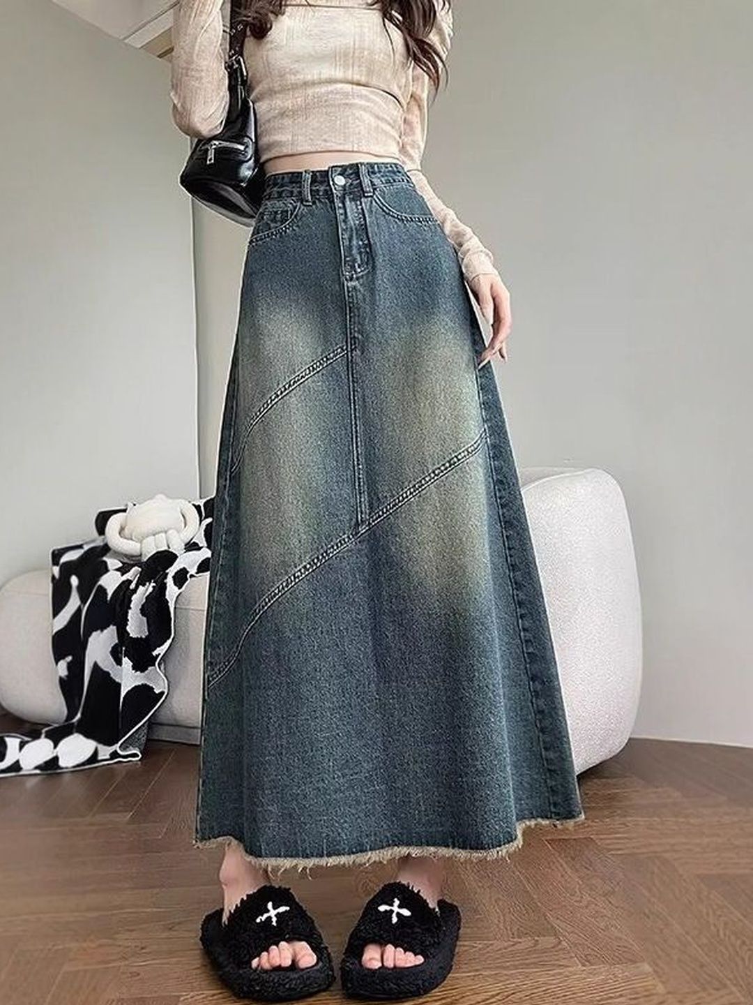 A-line Maxi Skirts 5
