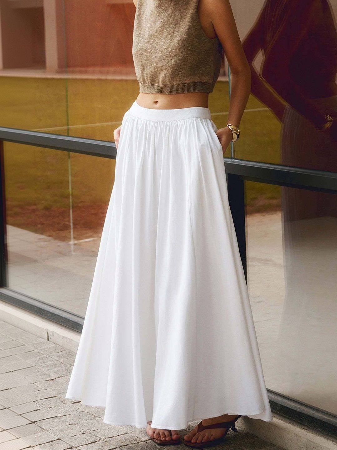 A-Line Maxi Skirts