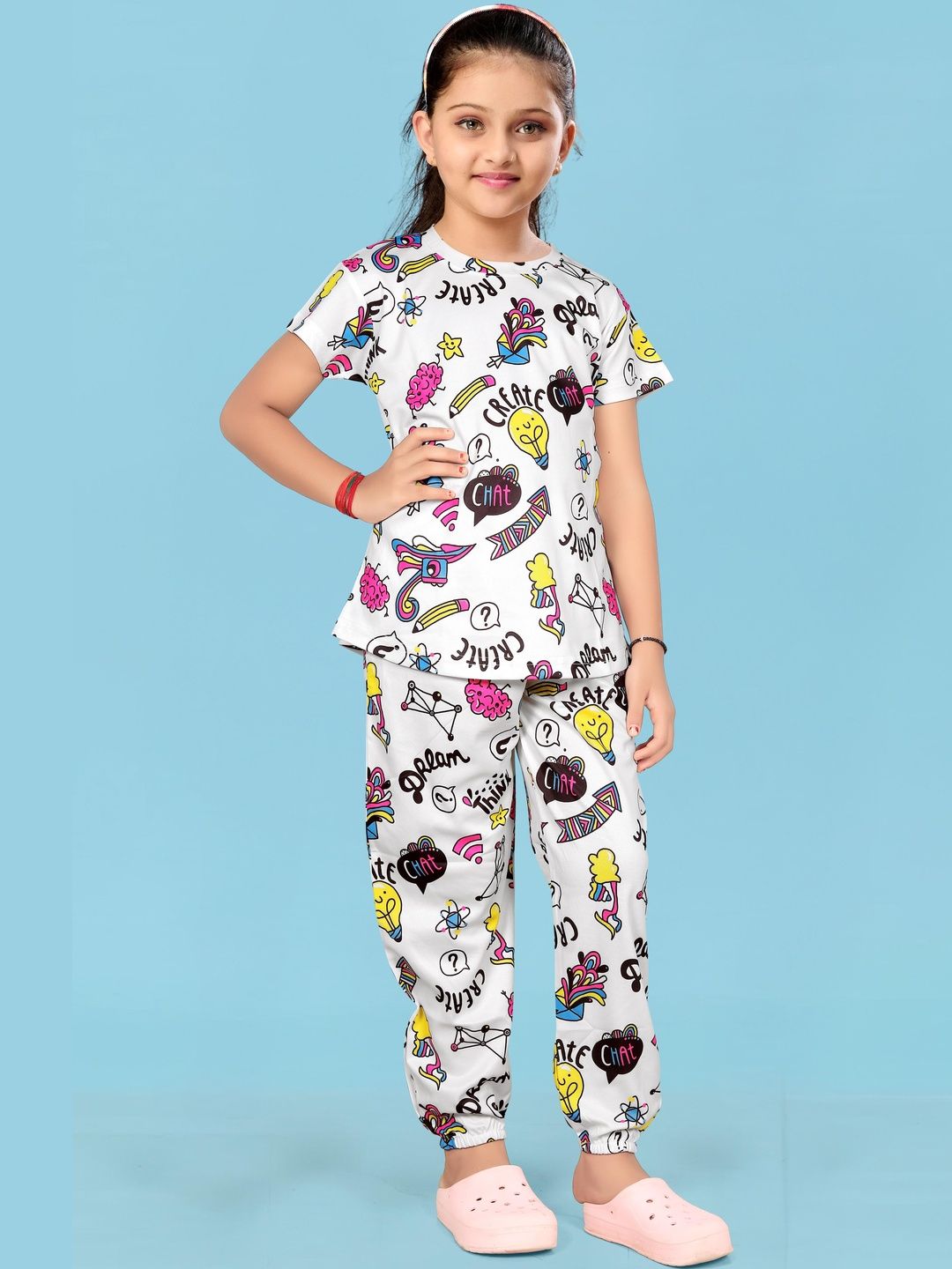 Girls Printed Nightdress 2
