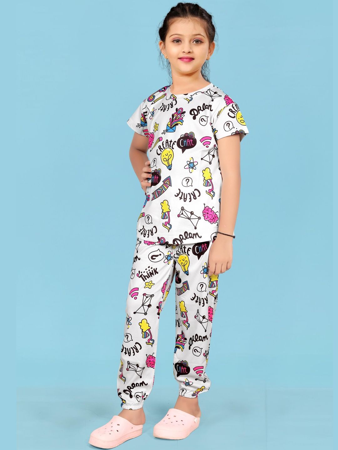 Girls Printed Nightdress 3
