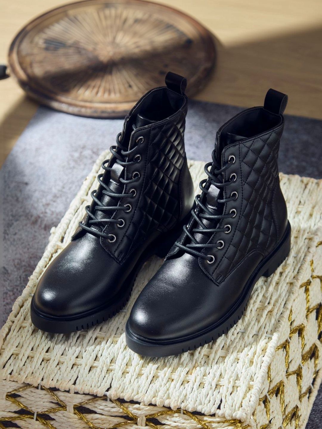 Buy The Roadster Lifestyle Co Women Textured Ankle Length Versatile Boot -  - Footwear for Women