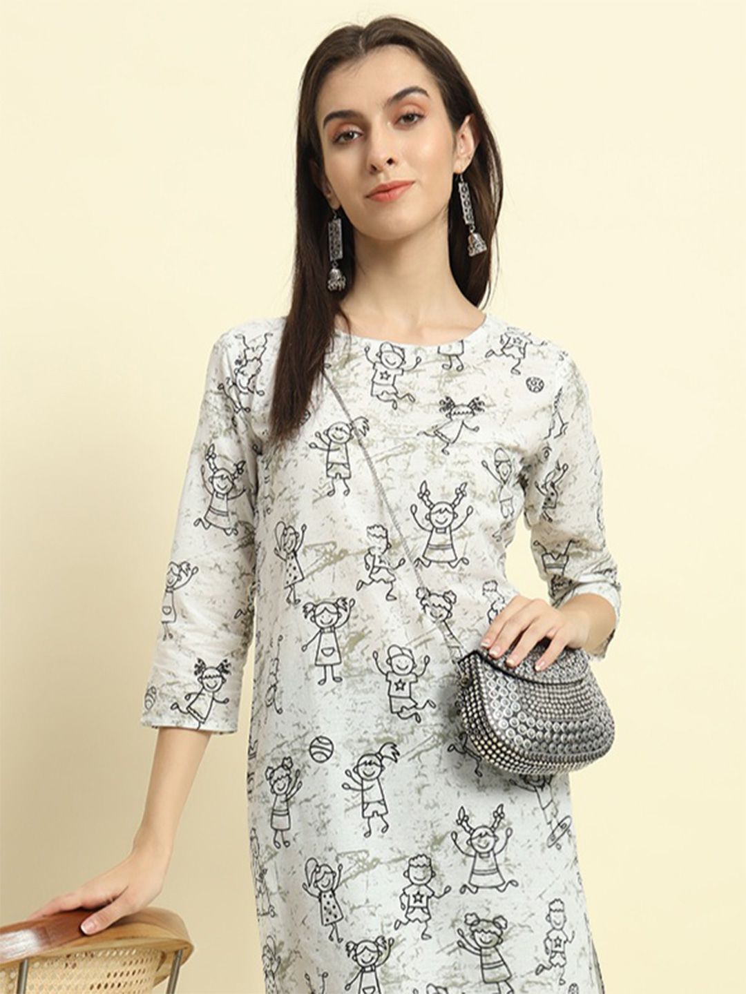 Pjyot by surhi Women Quirky Printed Quirky Kurta