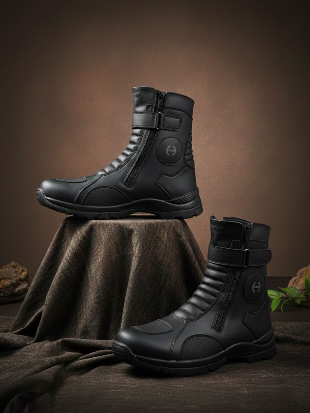 Buy Liberty Men Round Toe Velcro Boots -  - Footwear for Men