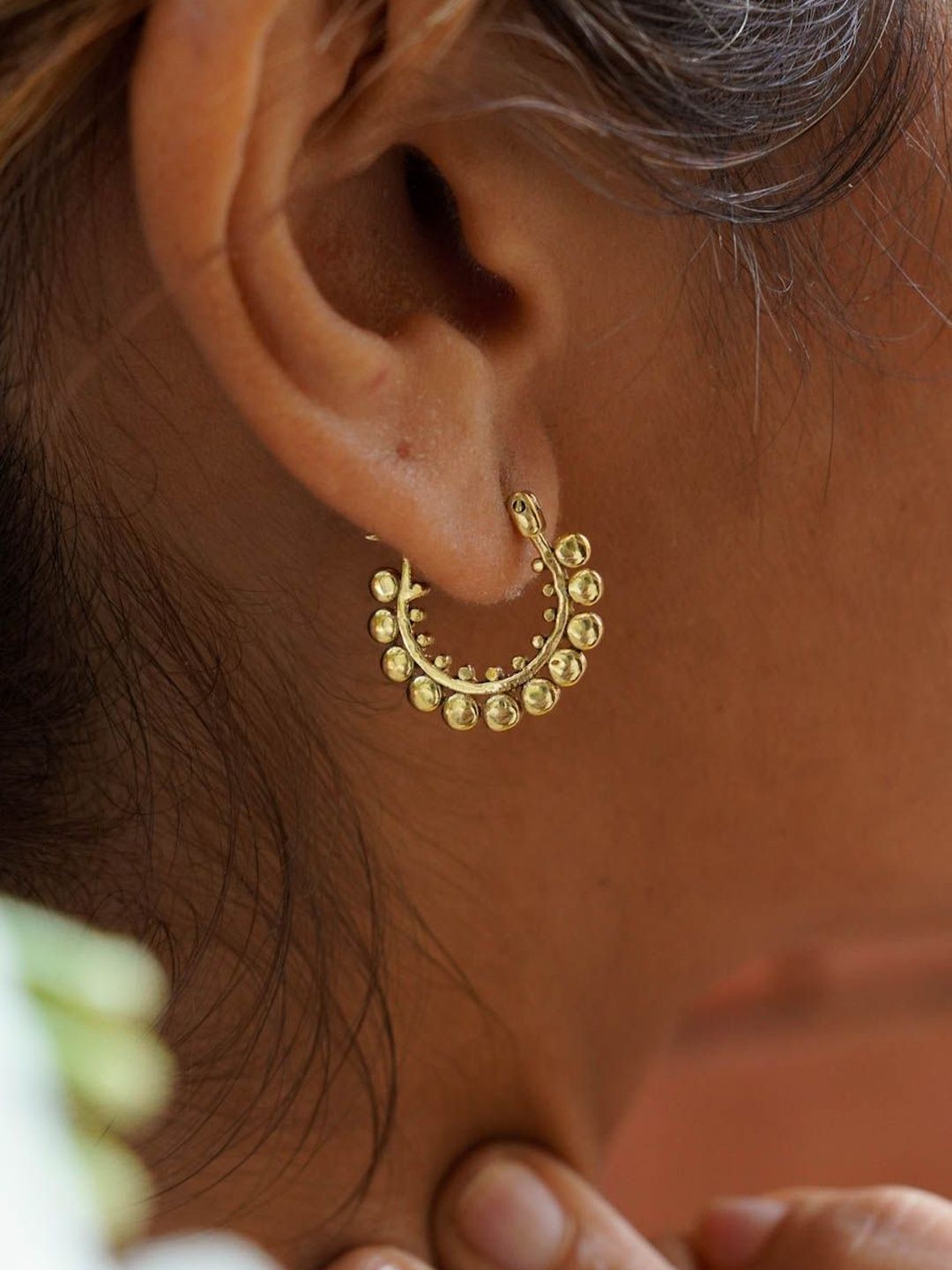 Soul Works Circular Half Hoop Earrings