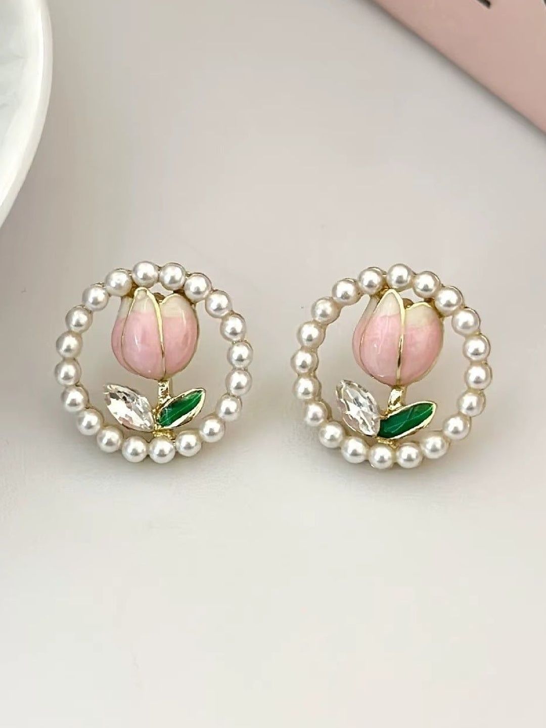 Tiso Circular Studs Earrings