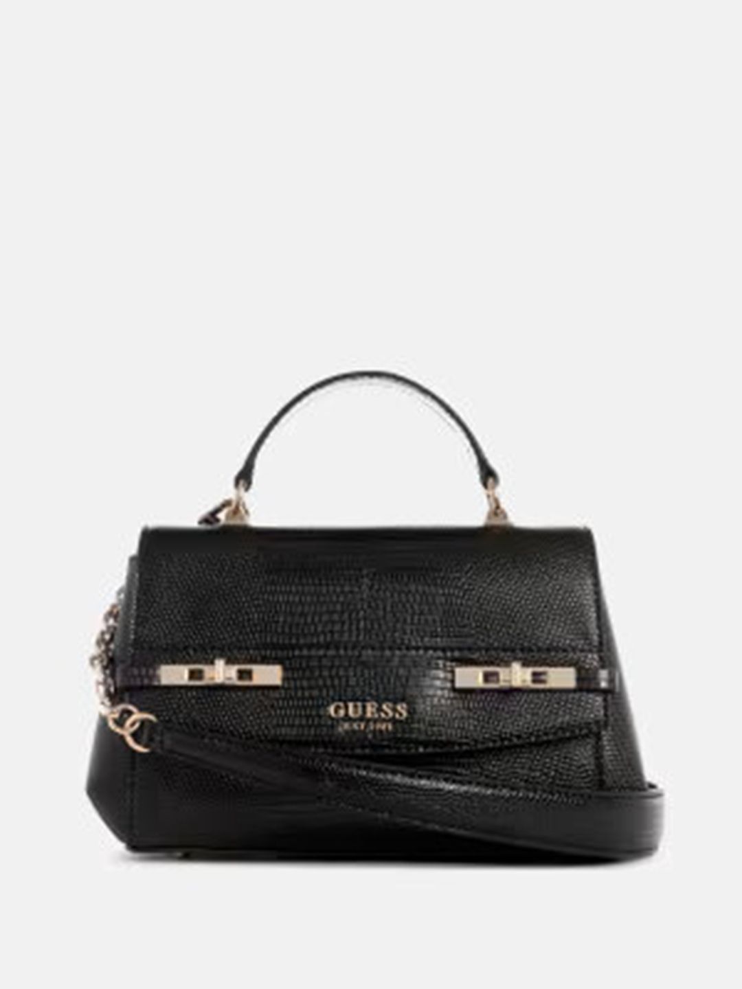 GUESS Textured PU Structured Handheld Bag