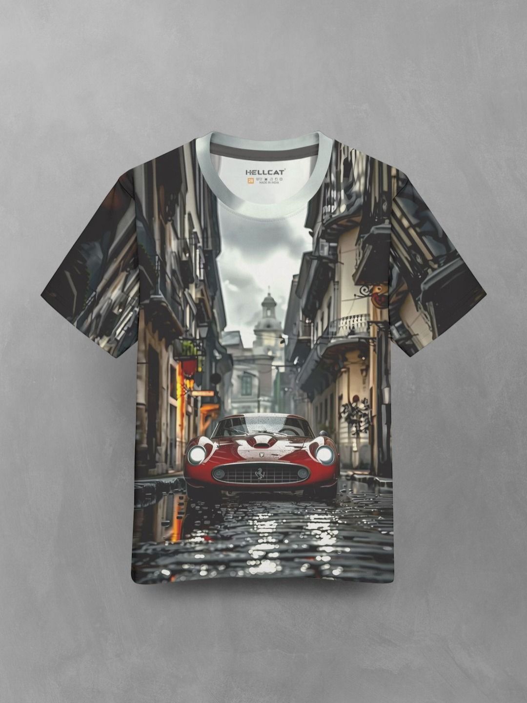 HELLCAT Boys Graphic Printed Round Neck T-shirt