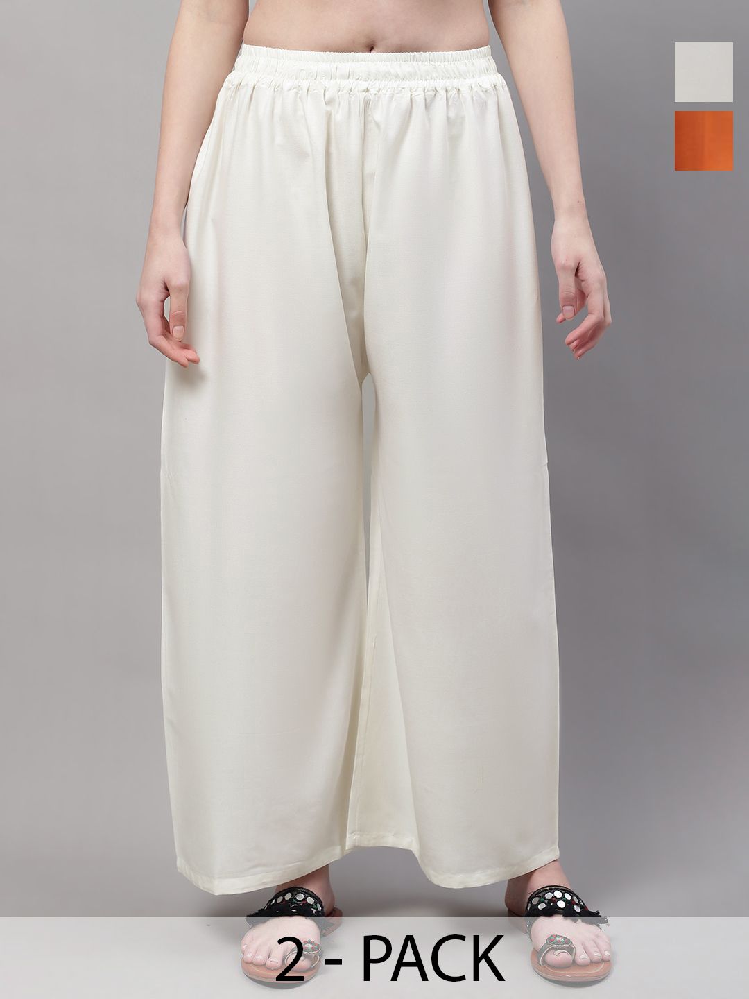 Valles365 by S.C. Women 2 Flared Palazzos