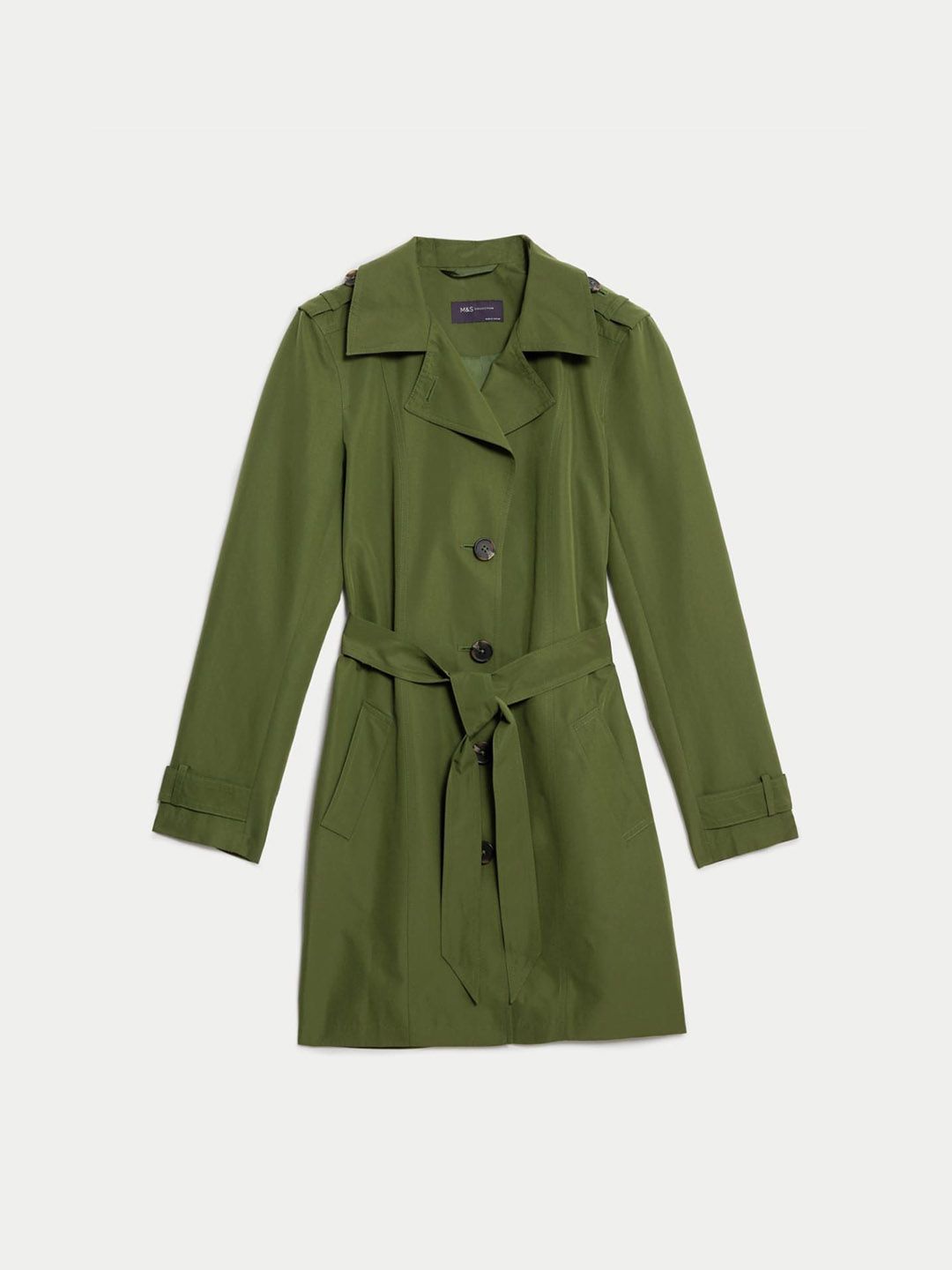 Marks & Spencer Belted Single Breasted Trench Coat