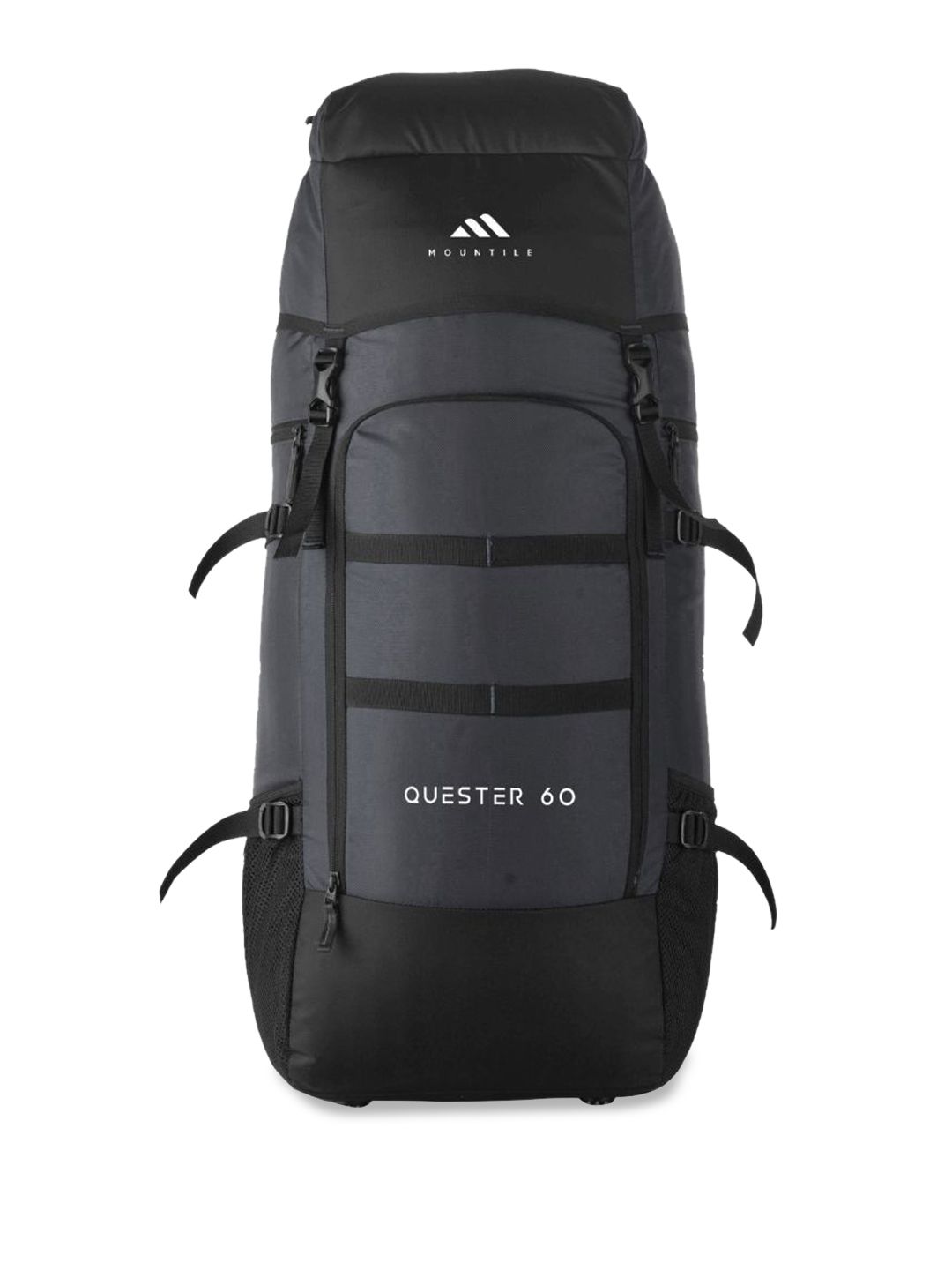 MOUNTILE Quester 60L Rucksack with Rain Cover & Padded Laptop Sleeve for Trekking & Travel