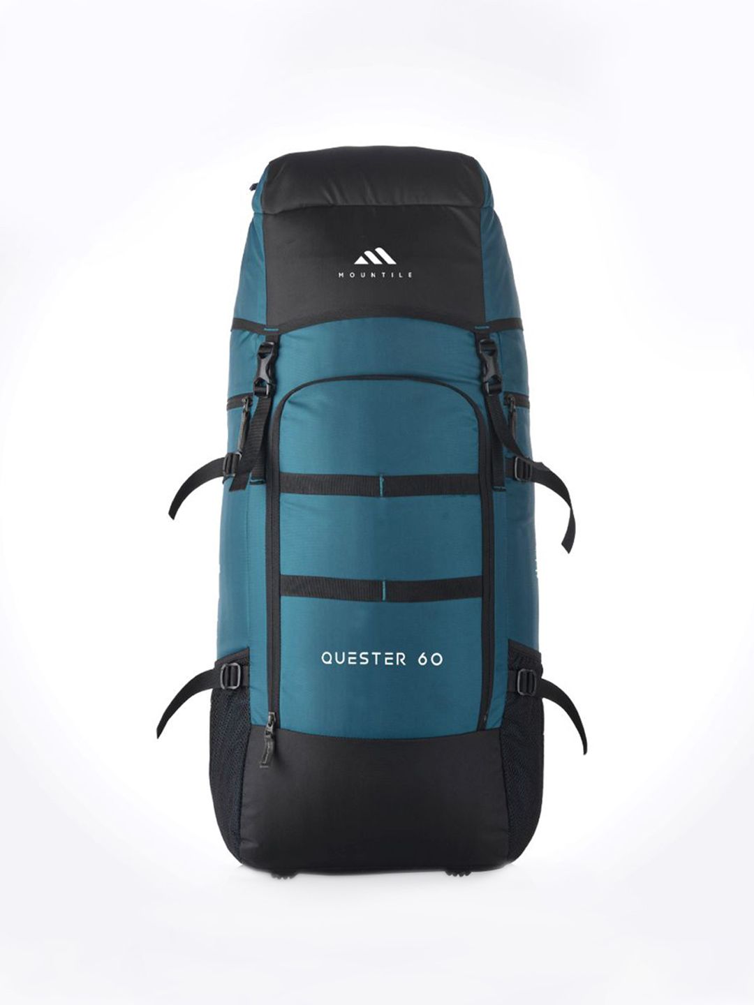 MOUNTILE Quester 60L Rucksack with Rain Cover & Padded Laptop Sleeve for Trekking & Travel