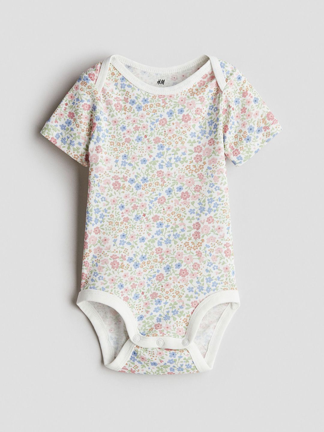 H&M Printed Envelope-Neck Bodysuit