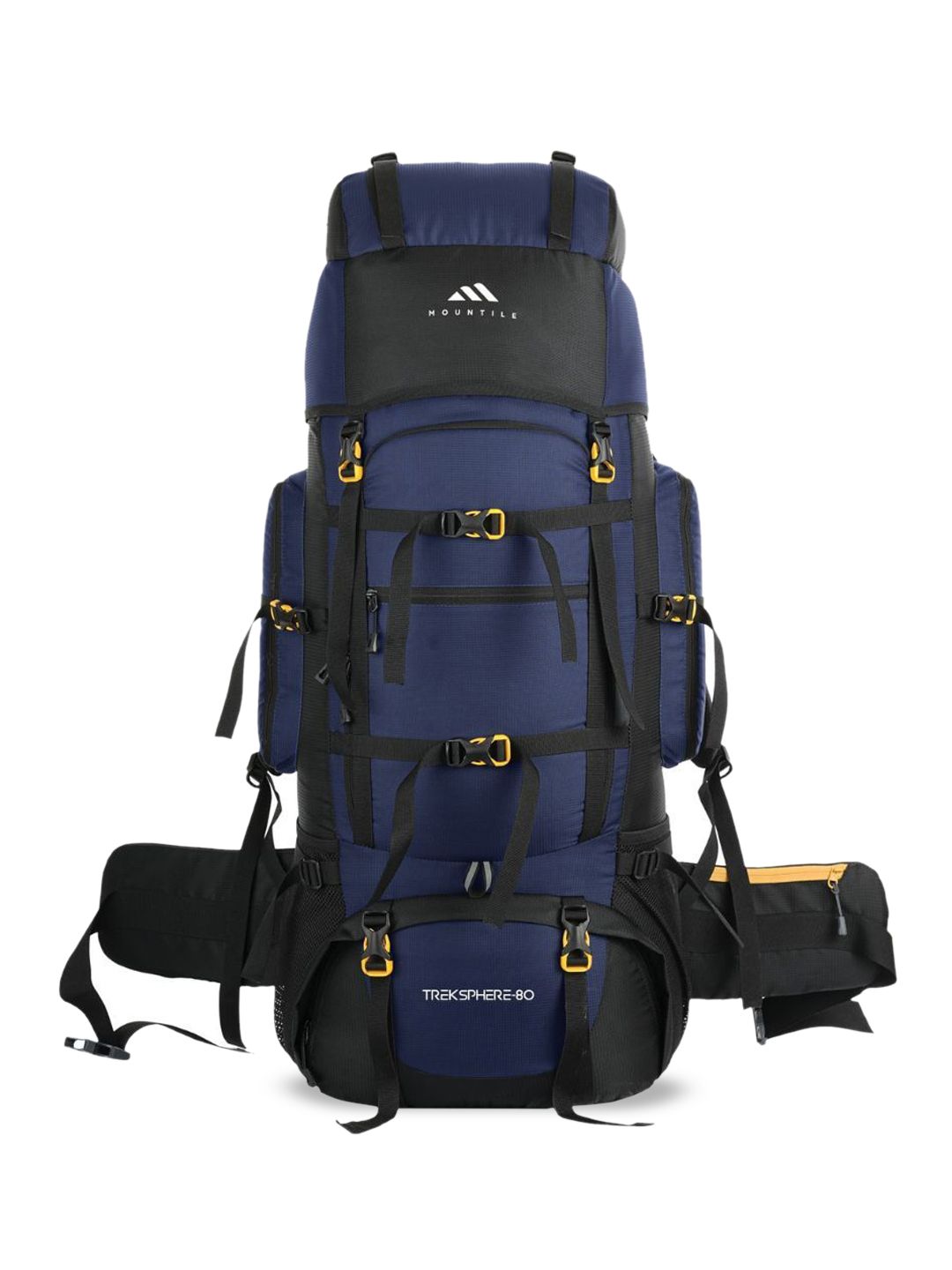 Buy MOUNTILE Treksphere 80L Rucksack With Integrated Rain Cover & Shoe Compartment -  - Accessories for Unisex