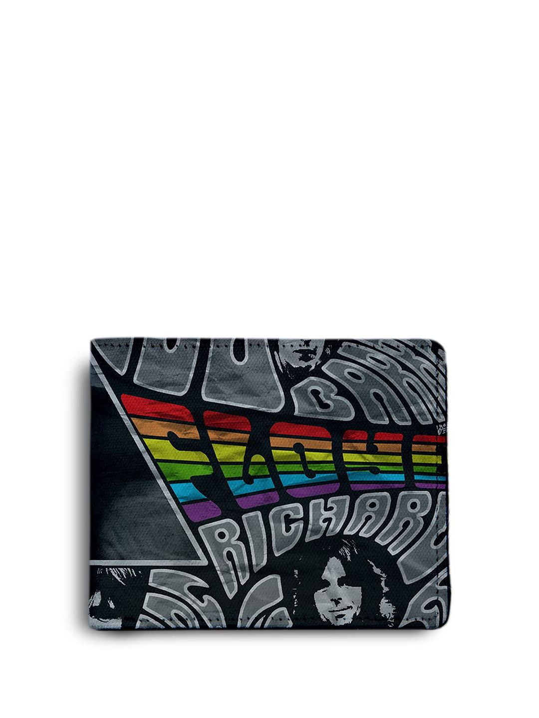 ShopMantra Men Abstract Printed PU Two Fold Wallet