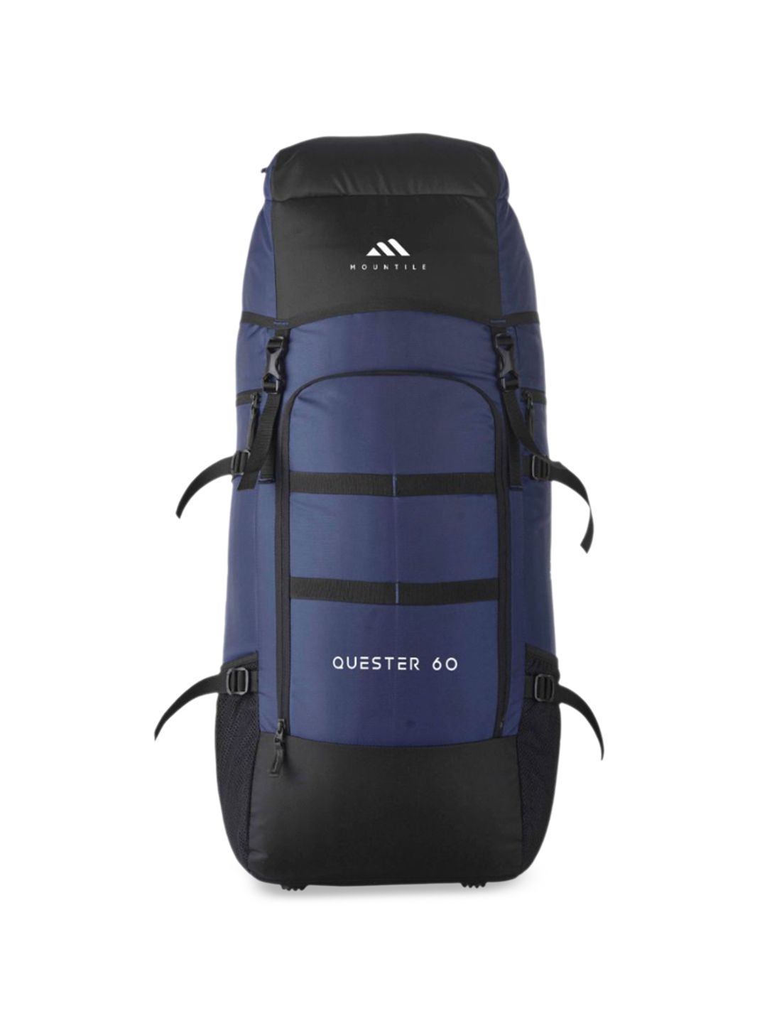 MOUNTILE Quester 60L Rucksack with Rain Cover & Padded Laptop Sleeve for Trekking & Travel