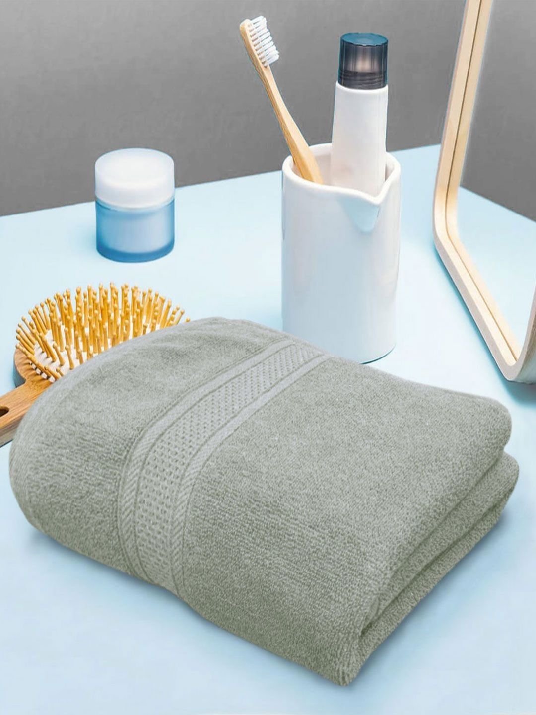 LUXEHOME INTERNATIONAL Cotton 600GSM Super Soft 2PCs Adult Regular Bath Towel-28x57In