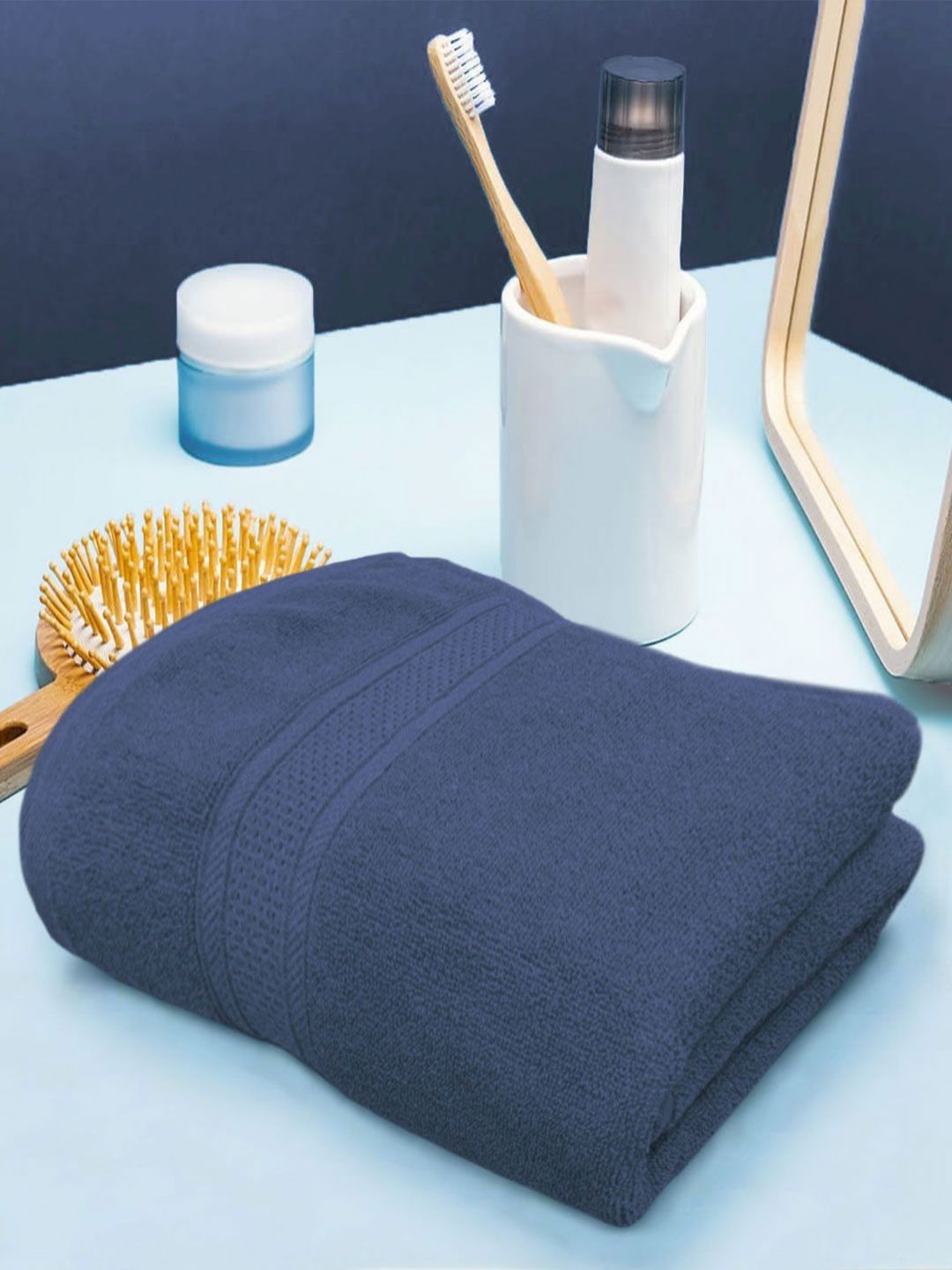 LUXEHOME INTERNATIONAL Cotton 600GSM Super Soft 2PCs Adult Regular Bath Towel-28x57In