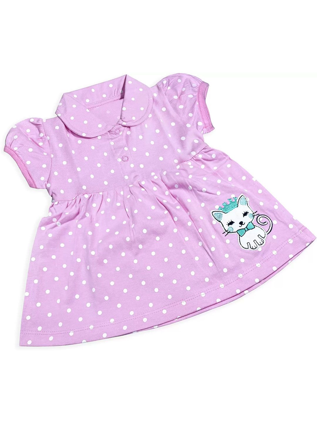 PARYAG Polka Dot Print A-Line Dress