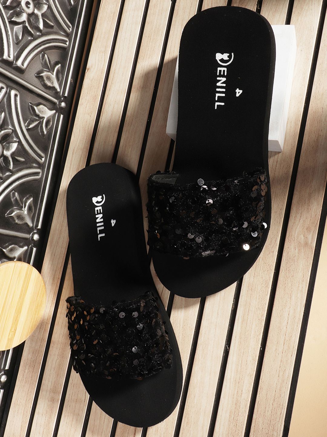 Denill Women Open Toe Flats