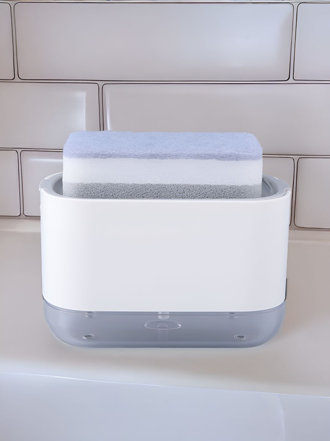 The Better Home White Solid Plastic Soap Dispenser