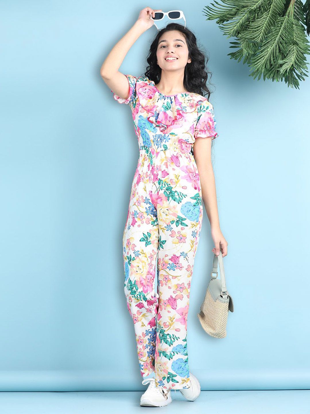 Girls Printed Basic Jumpsuit 6