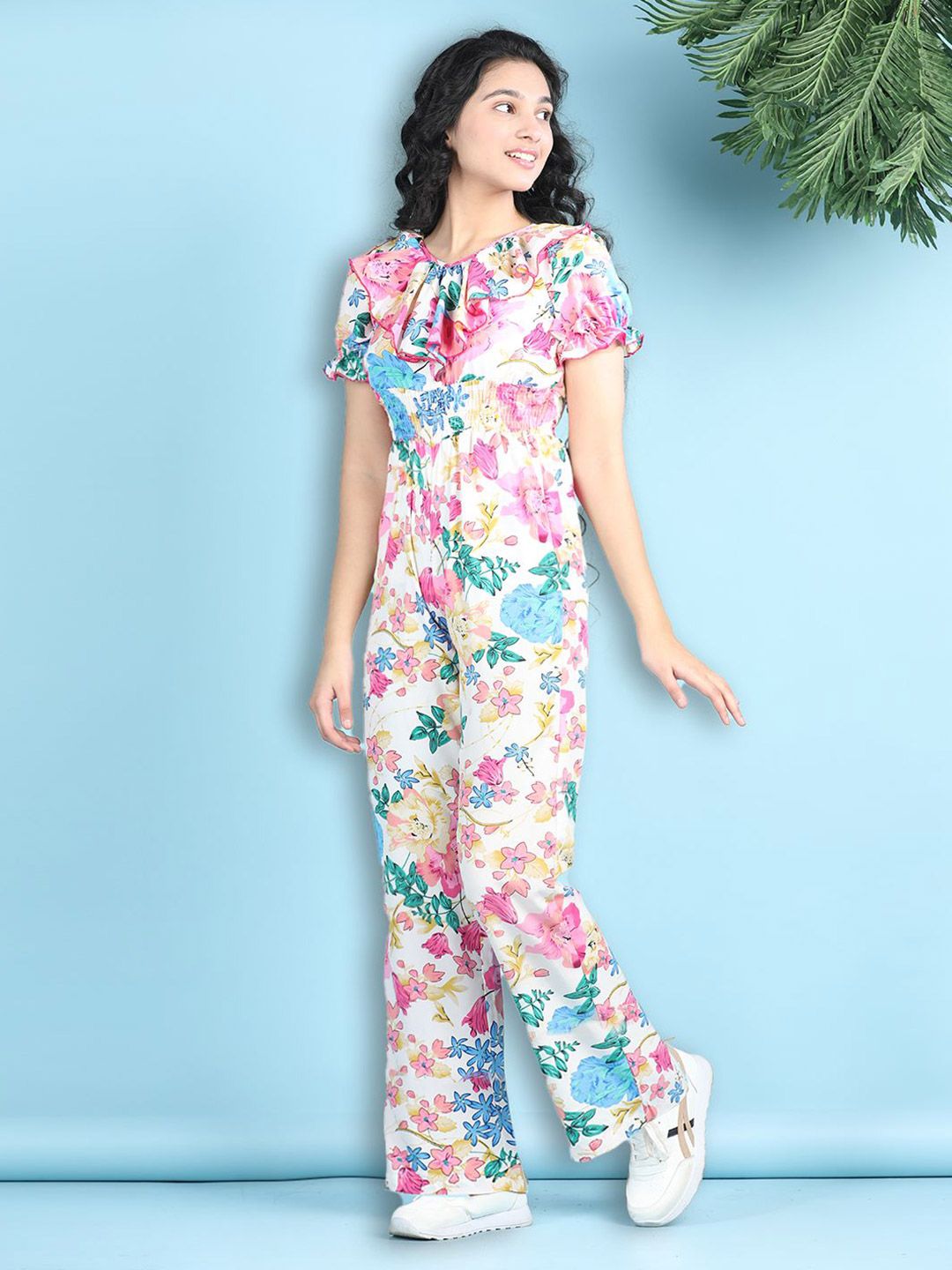 Girls Printed Basic Jumpsuit 3